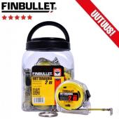 Finbullet Avaimenperä rullamitta 2 m