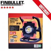 Finbullet Ladattava LED-Työvalo 30W