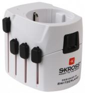 Skross World Adapter PRO EUR->maailma, maadoitettu