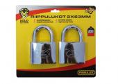 Finbullet Riippulukkosarja 2x63mm