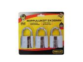 Finbullet Riippulukkosarja 3x38mm