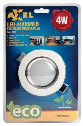 AXXEL LED-alasvalo 4W 100mm