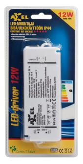 AXXEL LED muuntaja 220-240V AC 12W IP44