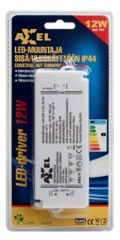 AXXEL LED muuntaja 220-240V 0-12W IP44