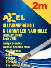 Axxel Alumiiniprofiili LED-nauhalle 2 m