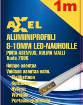 Axxel Alumiiniprofiili LED-nauhalle 1 m