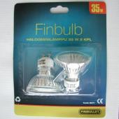 AXXEL Halogeenilamppu 35W GU10 2kpl