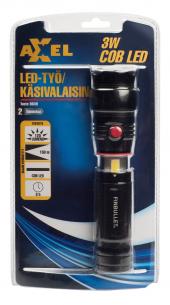 Axxel LED-työ / käsivalaisin 3 W COB LED